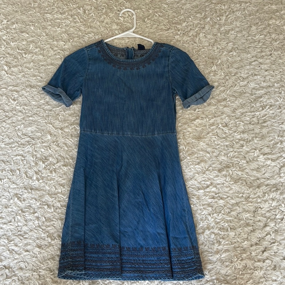 L gap kids denim dress